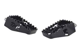 Two Brothers Racing MX-Style Foot Pegs In Black For Harley Davidson With Standard Male Mount (374-375-B)