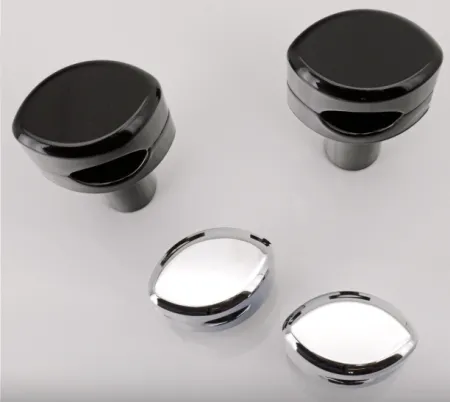 Chrome 1.67 Inch Tall Infinity Super Fat Bar Risers - Chrome - With 1 Inch Clamping Area (240972)