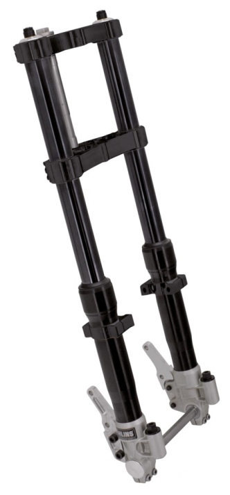 Ohlins Front Fork In BLACK With BLACK Zodiac Triple Tree Kit For Harley Davidson & Custom Motorcycles (744633)