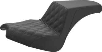 Saddlemen Step Up Seat With Lattice Stitch In Black For 2022-2023 Indian Chief, Chief Dark Horse (I21-04-172)