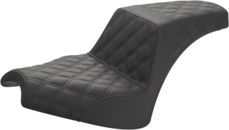 Saddlemen Step Up Lattice Stitched Seat In Black For Indian 2022 Chief & Chief Dark Horse Models (I21-04-175)