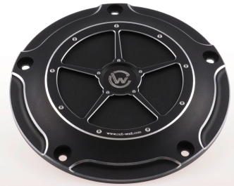 Cult Werk Derby Cover In Black Anodized For Harley Davidson 2018-2023 Touring Models (HD-TOU037)