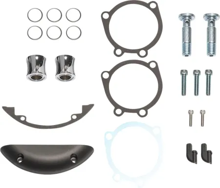 Arlen Ness Inverted Air Cleaner Hardware & Gasket Kit For 1991-2022 XL Sportster Models In Chrome Finish (602-007)