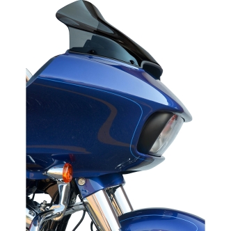 Klock Werks Sport Flare 14 Inch Dark Smoke Windshield For Harley Davidson 2015-2023 Touring Road Glide Models (KW05-01-0317)
