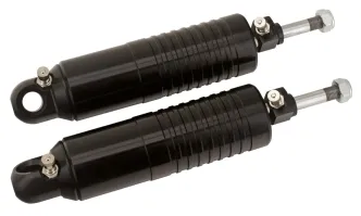 Fournales Suspension Pan Cruise Oleopneumatic Shocks in Black Finish For 2000-2017 Softail Models (MA100002)