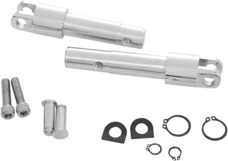 Drag Specialties Standard Length Forward Control Conversion Kit In Chrome For Harley Davidson 2011-2022 XL Sportster Models (1622-0474)