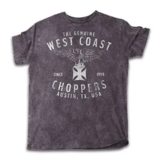 West Coast Choppers Eagle T-shirt Black Size 2XL (WCCTS132760ZW2XL)