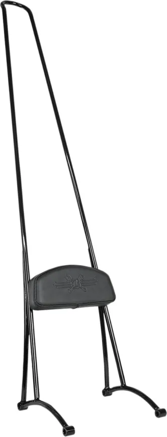 Burly Brand Sissy Bar Stupid Tall in Black Powder Coated Finish For 1994-2003 XL Models (B13-1508B)
