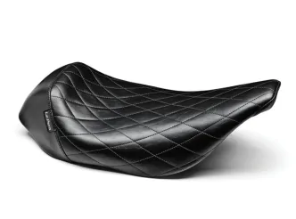 Le Pera Bare Bones Solo Diamond Stitched Seat In Black For Harley Davidson 1997-2007 Touring Models (LN-005DM)