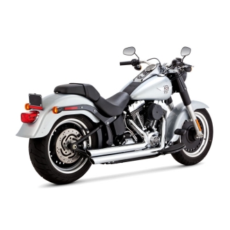 Thorcat ECE Approved Vance & Hines Big Shots 2-2 Exhaust In Chrome For Harley Davidson 1991-2005 Softail Models (ARM214849)