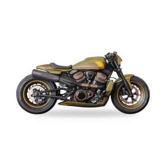 KessTech 2-into-1 Explorer Exhaust In Matte Black For Harley Davidson 2021-2023 RH1250S  Sportster S Models (210-5952-761)