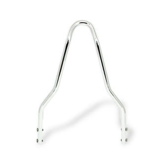 Doss 9/16 Inch Round Steel With Pointed Top Sissy Bar 9.88 Inch Wide & 13.8 Inch High in Chrome Finish (ARM667409)