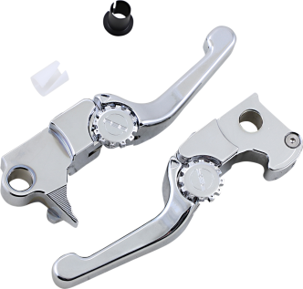 PSR Anthem Shorty Lever Set in Chrome Finish For 2014 FLSTNSE/FXSBSE With OEM Hydraulic Clutch Models (12-01665-20)