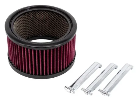Trask Performance Big Power Filter Kit In Chrome For Trask Air Cleaners (TM-1020-BPCH)