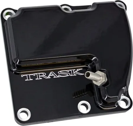 Trask Performance Vented Transmission Top Cover In Black For Harley Davidson M8 Models (TM-2041BK)