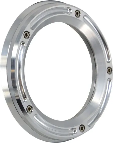 Trask Performance Assault Series Derby Cover With Window In Raw For 2019-2024 Softail & 2018 Softail Sport Glide (TM-0042R)