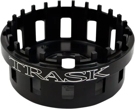 Trask Performance Billet Clutch Basket In Black For Harley Davidson V-Rod Models (TM-2014)