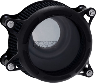 Vance & Hines VO2 Insight Air Cleaner In Wrinkle Black Finish For 2008-2017 HD Softail, Touring And Trike Models (41075)