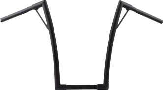 Burly Brand 19 Inch King Louie Ape Hangers In Matt Black For Harley Davidson Models With Electronic Throttle & Cable Throttle (B12-7011TB)