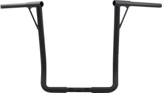 Burly Brand 19 Inch King Louie B Ape Hangers In Matt Black For Harley Davidson Models With Electronic Throttle & Cable Throttle (B12-7006TB)