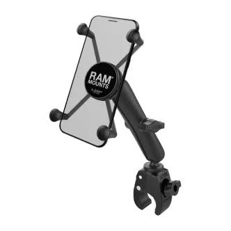 Ram Mounts X-grip Tough Claw Phone Mount With Long Socket Arm For Large Phones (RAM-B-400-C-UN10U)