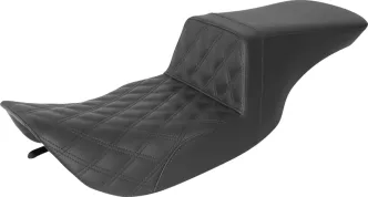 Saddlemen Step-Up Driver Lattice Stitched Seat For Harley Davidson 1997-2007 Touring FLHR & FLHX Models (897-06-192)