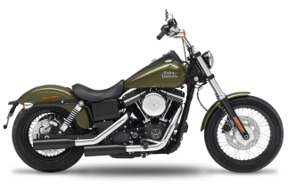 KessTech EC Approved 2 Into 2 Adjustable Slip-Ons In Matte Black With Short Straightcut End Caps In Matte Black For Harley Davidson 2007-2008 Dyna Models (070-2132-765)
