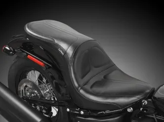 Le Pera Maverick 2-Up Stitch Seat For Harley Davidson 2018-2024 Softail Low Rider FXLR/FXLRS & Sport Glide FLSB Models (LYR-910)