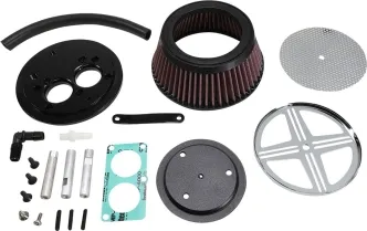 Baron Air Cleaner Kit XXX Big Air  Chrome (BA-2374-00)