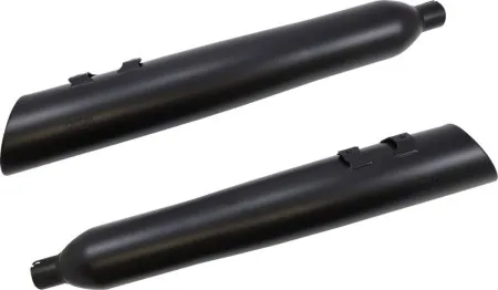 Cobra Gen 2 4.5 Inch Upper Cut Neighbour Haters Slip-On Mufflers In Black For Harley Davidson 1995-2016 Touring Models (6288RB)