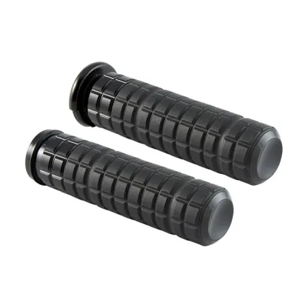 Arlen Ness SpeedLiner Grips In Black For Harley Davidson 2008-2023 Electronic Throttle Models (500-002)