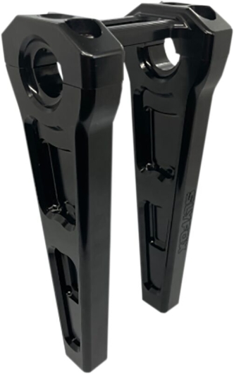Slyfox Black 8 Straight Riser For 1 Handlebars (TM-SLY6)
