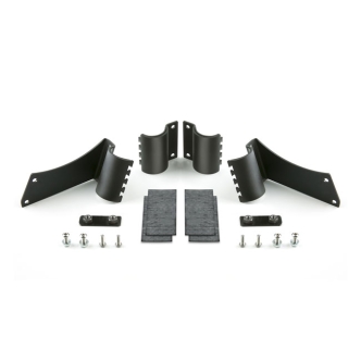 National Cycle NC Heavy Duty™ Fork Mount Kit In Black Powdercoat Finish For Royal Enfield 19-22 INT650 (KIT-CRE)