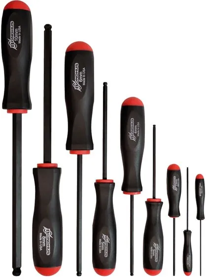 National Cycle Bondhus, Hex Ball-end Allen Screwdriver Set Metric (710699)