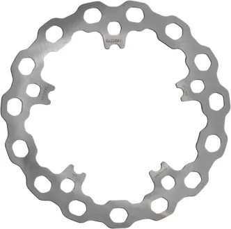 Galfer Front Solid Cubiq Brake Disc For Harley Davidson 2006-2017 Dyna, 2007-2009 CVO Touring & 2006-2017 V-Rod Models With Open Center Cast Wheels (DF821PQ)