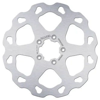 Galfer Front Floating Wave Brake Disc For Harley Davidson 2014-2022 Sportster, 2008-2023 Touring, 2015-2024 Softail & 2006-2017 Dyna Models (DF835W)
