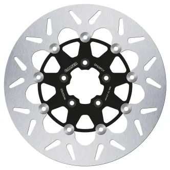 Galfer Front Floating Round Brake Disc For Harley Davidson 2014-2022 Sportster, 2008-2023 Touring, 2015-2024 Softail & 2006-2017 Dyna Models (DF835FLV)