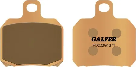 Galfer Sintered Metal Street Compound (1370/1371) Rear Brake Pads For Harley Davidson 2020-2021 Live Wire Models (FD220G1371)