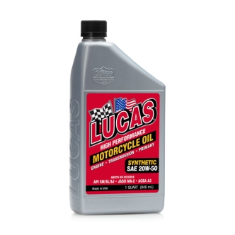 Lucas Oil Lucas, 20W50 Synthetic Motor Oil (ARM104019)