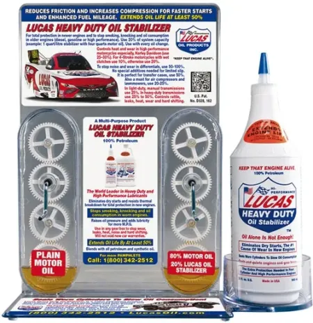 Lucas Oil Lucas, Shop Demonstrator For Oil Stabilizer (10500)