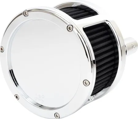 Feuling BA Race Series Tall Cage Air Cleaner Kit In Chrome With Red Filter For Harley Davidson 2018-2024 Softail, 2017-2025 Touring & Trike (Gen 1) M8 Models (5527)
