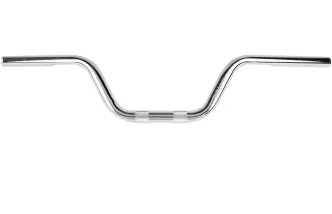 Thrashin Supply Co. High Bend 1 Inch Dia. Handlebars In Chrome For 1982-2024 Harley Davidson (TSC-2701-3)