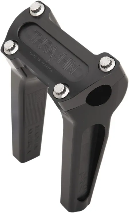 Thrashin Supply Co. 6 Inch Straight OG Handlebar Riser In Black Finish (TSC-6000-1)