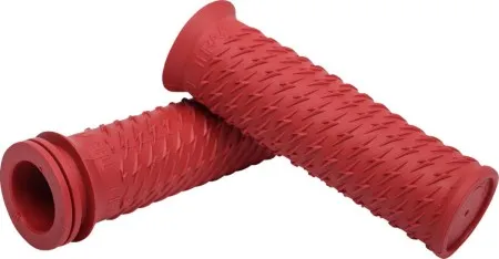 Thrashin Supply Co. Bolt Grips in Red For 1 Inch Handlebars (TSC-2708-2)