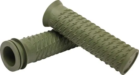 Thrashin Supply Co. Bolt Grips in Green For 1 Inch Handlebars (TSC-2708-6)