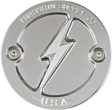 Thrashin Supply Co. Point Cover In Chrome Finish For 2017-2024 Milwaukee 8 Engines (TSC-3027-2)