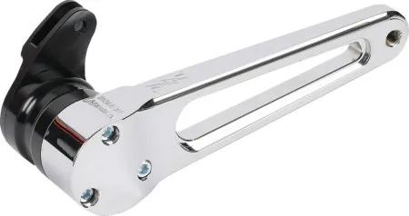 Thrashin Supply Co. Adjustable Short Bagger Brake Arm In Chrome For 2014-2025 Touring Models (BBS-14-XX-3)