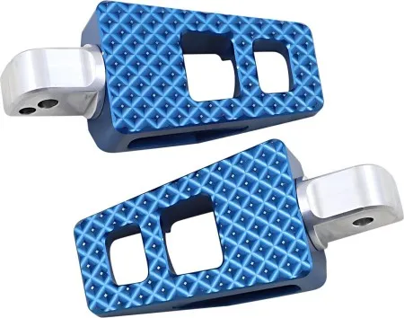 Thrashin Supply Co. P-54 Rear Footpegs In Blue For Harley Davidson 2018-2025 M8 Softail Models (TSC-2020-4-SR)
