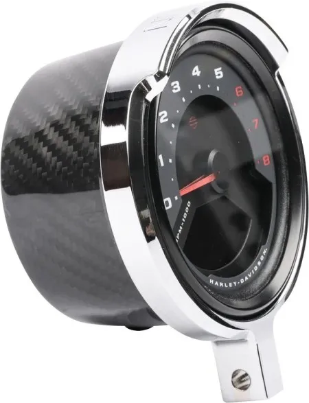 Thrashin Supply Co. Speedo Gauge Relocation Kit In Chrome For 2022-2025 Softail Low Rider S & 2025 Low Rider ST / Street Bob Models (TSC-2710-3)