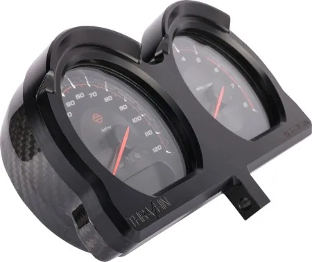 Thrashin Supply Co. Speedo Gauge Relocation Kit In Black For 2014-2023 Harley Davidson Road Glide (TSC-2707-1)